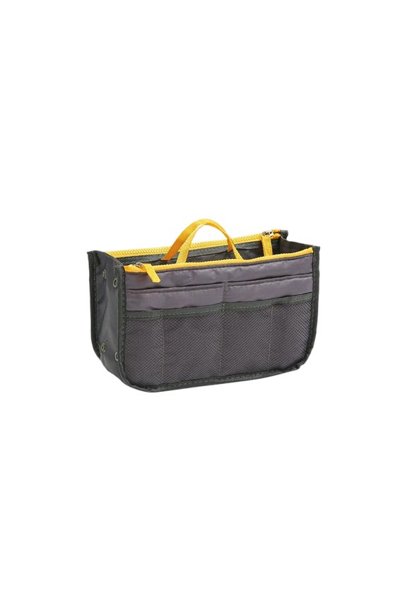Spacious Organizer Bag, Multifunctional Liner Bag, Multiple Compartments for Easy Access, Ideal for Travel, Work, and Daily Use, Perfect for Professionals and Travelers Gray
