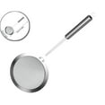 thumbnail image 1 of WNFJR Stainless Steel Fat Skimmer Spoons Filter Spoons Skimmer Ladles Fine Mesh Strainers Sieve Sifter with Handles Kitchen Utensils, 1 of 6