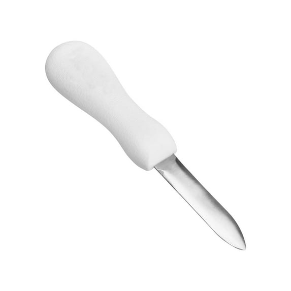 WNFJR Stainless Steel Oyster Knife with Ergonomic Grip, Textured Handle, and Blade End Bending Technology for Efficient Seafood Opening