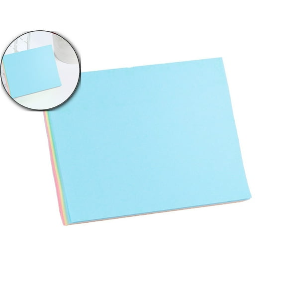 WNFJR Sticky Notes 4x3 inch, Self-Stick Pads Bright Colors Sticky Note, Recyclable, Easy to Post for Home, Office, Notebook