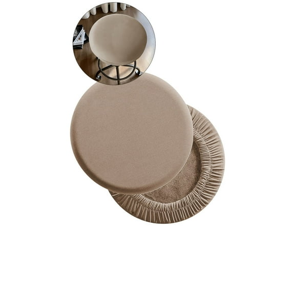 WNFJR Stool Covers Round, Stretch Round Bar Stool Covers Washable Bar Stool Seat Covers Stool Cushion Slipcover Elastic Bar Chair Covers