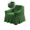 thumbnail image 1 of WNFJR Stretch Armchair Slipcover Easy Fitted Sofa Couch Cover with Skirt, Durable Washable Universal High Elastic Furniture Protector, 1 of 4