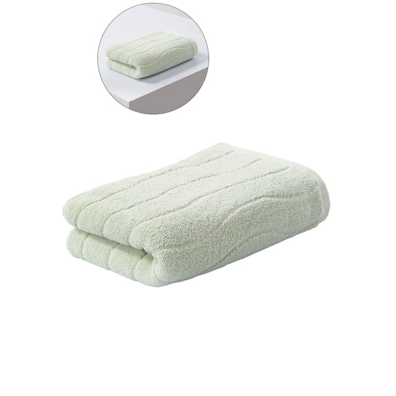 WNFJR Thickened Soft Absorbent Towel - Polyester Fiber, Quick Drying | Household Wash Face Towel | Gift Idea for Home, Spa, Beach