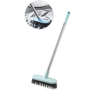 WNFJR Tile Floor Scrub Brush, Tub Scrub Brush with Long Handle -Stiff Bristle Grout Brush for Cleaning Removable Tub, Bathroom, Tile, Wall and Kitchen