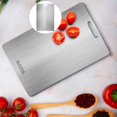thumbnail image 1 of WNFJR Titanium Cutting Board - Stainless Steel Cutting Board, Titanium Cutting Boards for Kitchen, Perfect for Various Cooking Tasks, 1 of 4