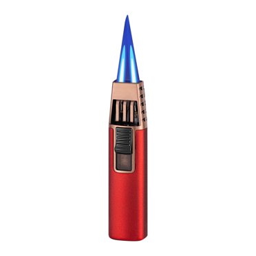 Triple Jet Flame Torch Refillable Butane Blue Flame Torch Cigar Lighter Windproo