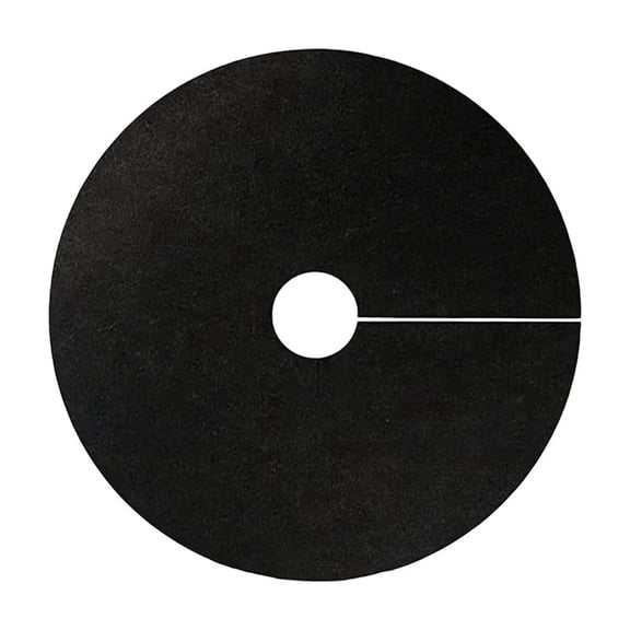 WNFJR Tree Protector Mat, Round Weeds Barrier Fabric, Efficient Sunlight Blocking, Reduces Maintenance, Ideal for Trees and Shrubs, Perfect for Gardeners and Homeowners Black