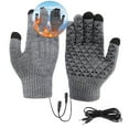 thumbnail image 1 of WNFJR USB Heated Gloves, Touchscreen Mitten Winter Gloves for Typing Work Laptop Gloves Unisex Washable Knitting Warmer Glove Winter Gifts for Men Women Indoor, and Outdoor, 1 of 4