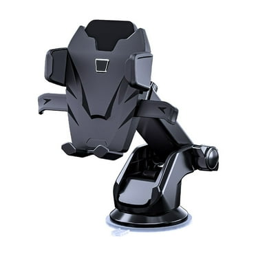 WNFJR Universal Car Phone Mount - 360 Degree Windshield Mobile Phone Holder - One-Handed Suction Cup Car Bracket - Multi-Angle Smartphone Support for Cars