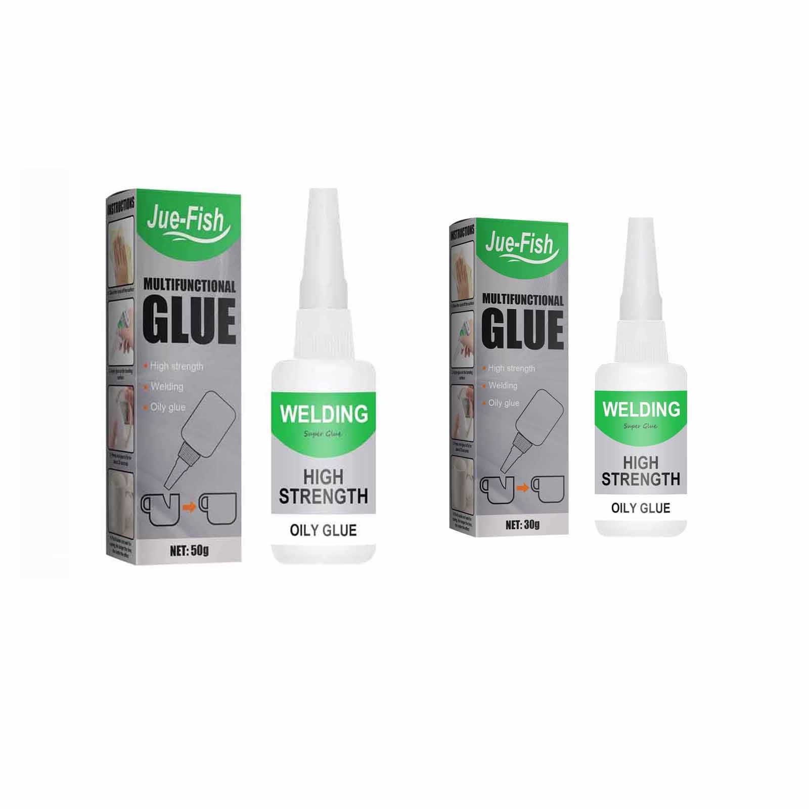 WNFJR Universal Super Glue, HighStrength Oily Glue for Multiple