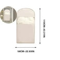 thumbnail image 1 of WNFJR Upgraded Waterproof Transparent Garment Storage Bags for Clothes Protection - Space Saving Compression Bag for Down Jackets, Suits, Coats with Hanger Hole & Dustproof Design, 1 of 4
