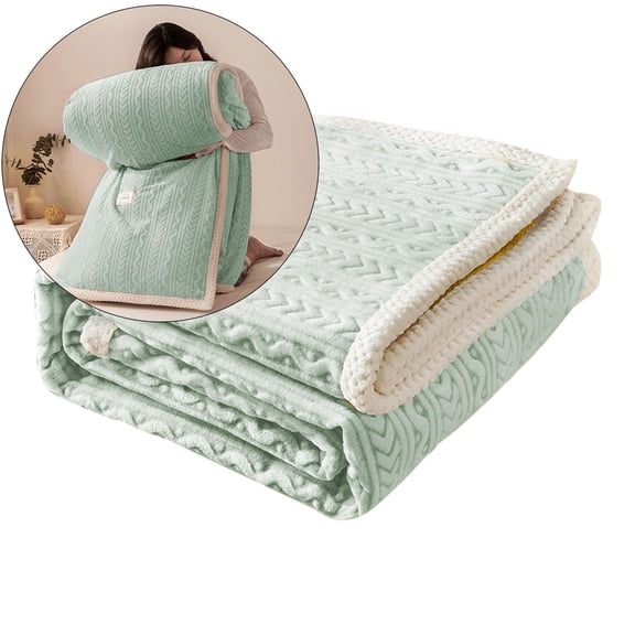 WNFJR Waterproof Blanket, Super Soft Throw Blanket Silky Flannel Fleece Lightweight Bed Blanket All Season Use, Blanket for Bed