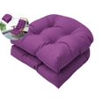 thumbnail image 1 of WNFJR Waterproof Chair Cushions of Outdoor - Thick Tufted Weather & Fade Resistant Kitchen Seat Cushions for Garden Patio Furniture Sofa Couch (Purple), 1 of 4