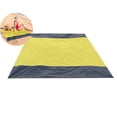 thumbnail image 1 of WNFJR Waterproof Sandproof Beach Blanket - Sand-Free Beach Mat for Camping Travel(Yellow), 1 of 4
