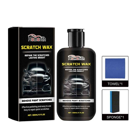 WNFJR Wax for High Gloss and Paint Protection Black Solid Car Wax for Ceramic Coating Shine Professional Cleaner Wax for Swirl and Scratch Removal