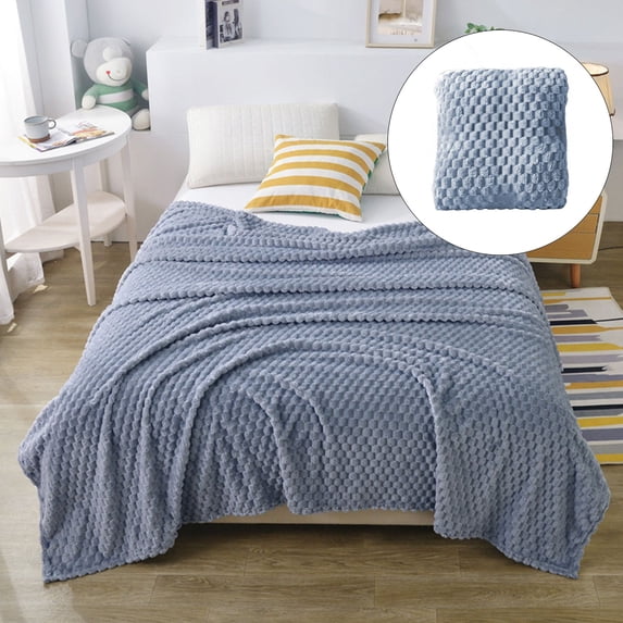 WNFJR Weighted Blanket - Cooling Breathable Heavy Blanket Microfiber Material Big Blanket for Adult All-season Summer Fall Winter Soft Thick Comfort Blanket Blanket for Bed