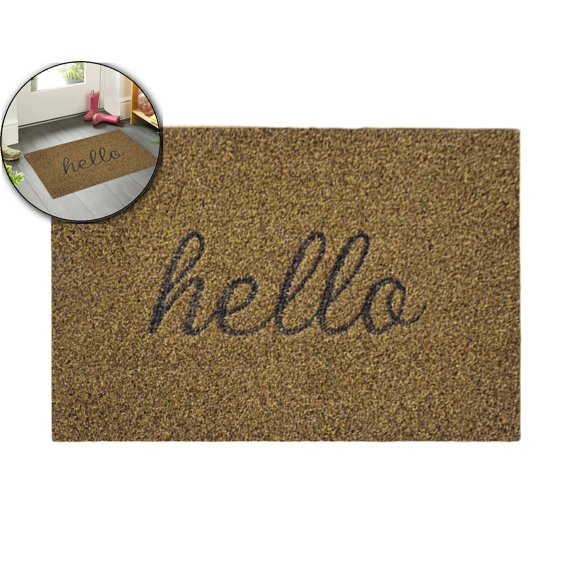 WNFJR Welcome Mats Outdoor, Entryway Rug, Easy to Clean Outdoor Indoor Doormat for Front Door High Traffic Areas Entrance Large