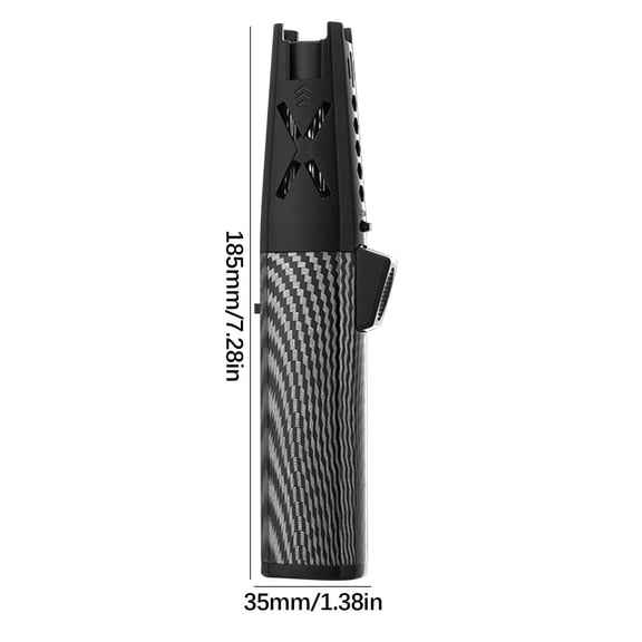 WNFJR Windproof Powerful Blue Flame Inflatable Lighter, Outdoor Portable Igniter, High Firepower Spray Gun, Camping Hiking Tailgating Use, Versatile Fire Starter,Black
