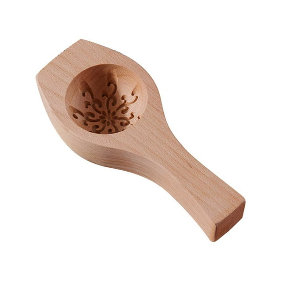 WNFJR Wood Cookie Mold Persimmon Wooden Cookie Mold Cutter Gingerbread Molds Stamp Biscuit Press Mould Embossing Craft Decorating Family DIY Baking Tool