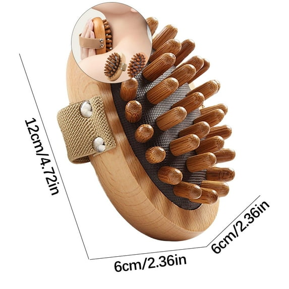 WNFJR Wood Massage Tools, Wooden Massage Body Brush for Cellulite Remover, Massager Kit for Muscle Pain Relief