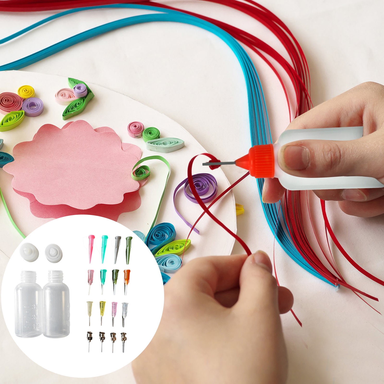 WNG Body Art Applicator Bottle with Nozzle Set 30Ml Pigment Bottle Body