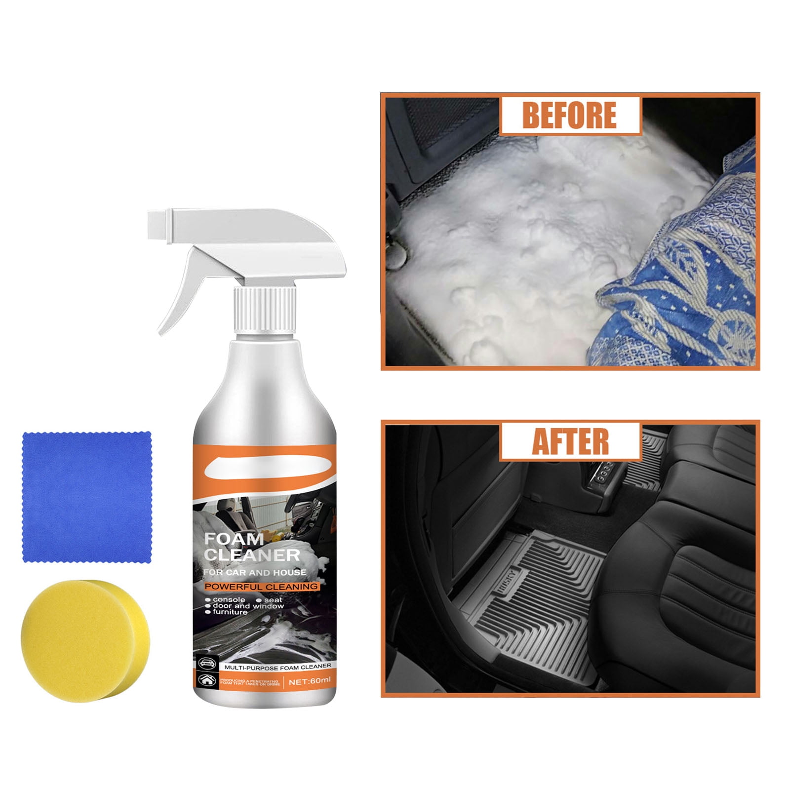 WNG Car Interior Fabric Cleaning Agent Multi Purpose Automotive