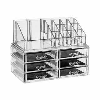 Stackable Cosmetic Organizer Drawers > Set Of 2 Clear$ Stackable