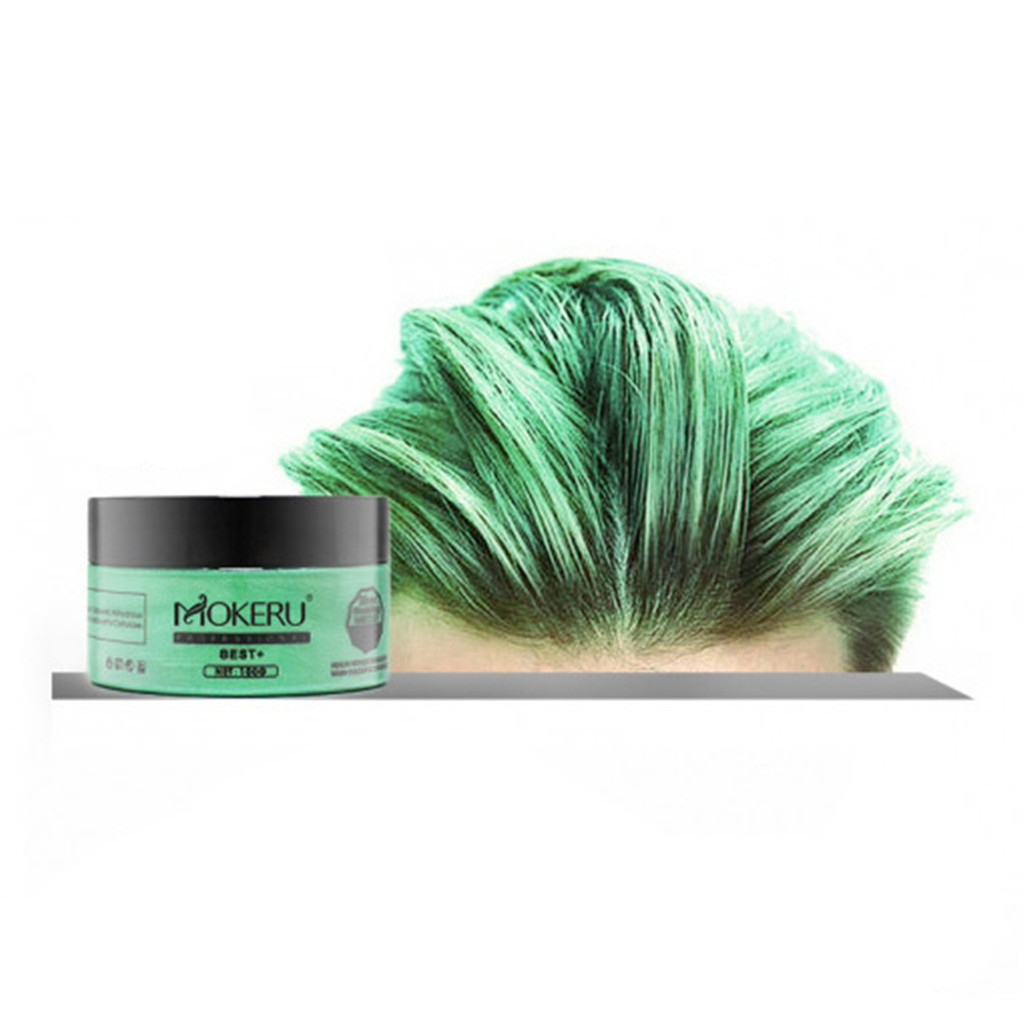 WNG Disposable Hair Color Wax 8 Colors for Hair Mud Cream DIY Temporary