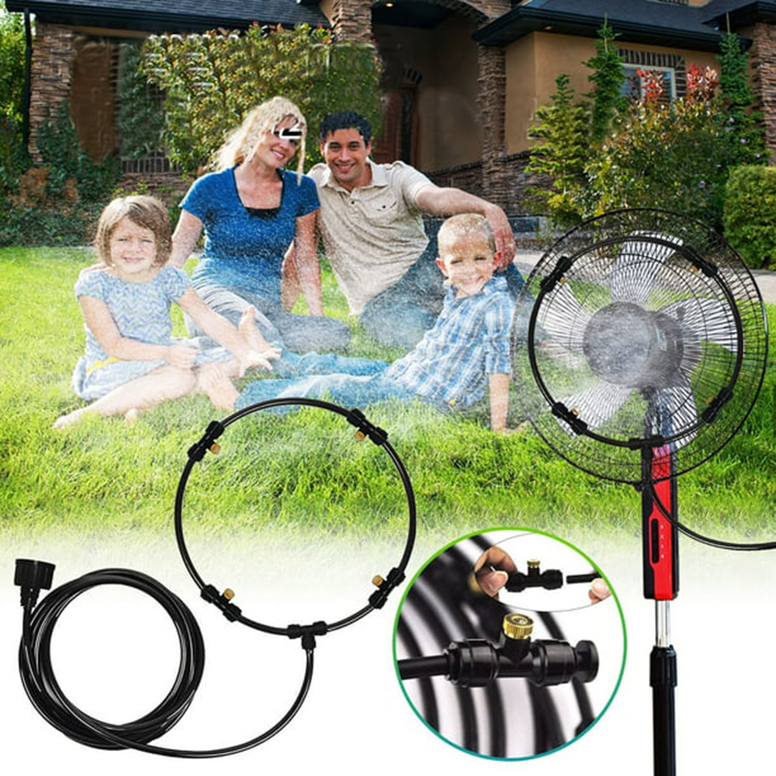 WNG Fan Kit for Outside Patio Outdoor Fan for System Low Pressure