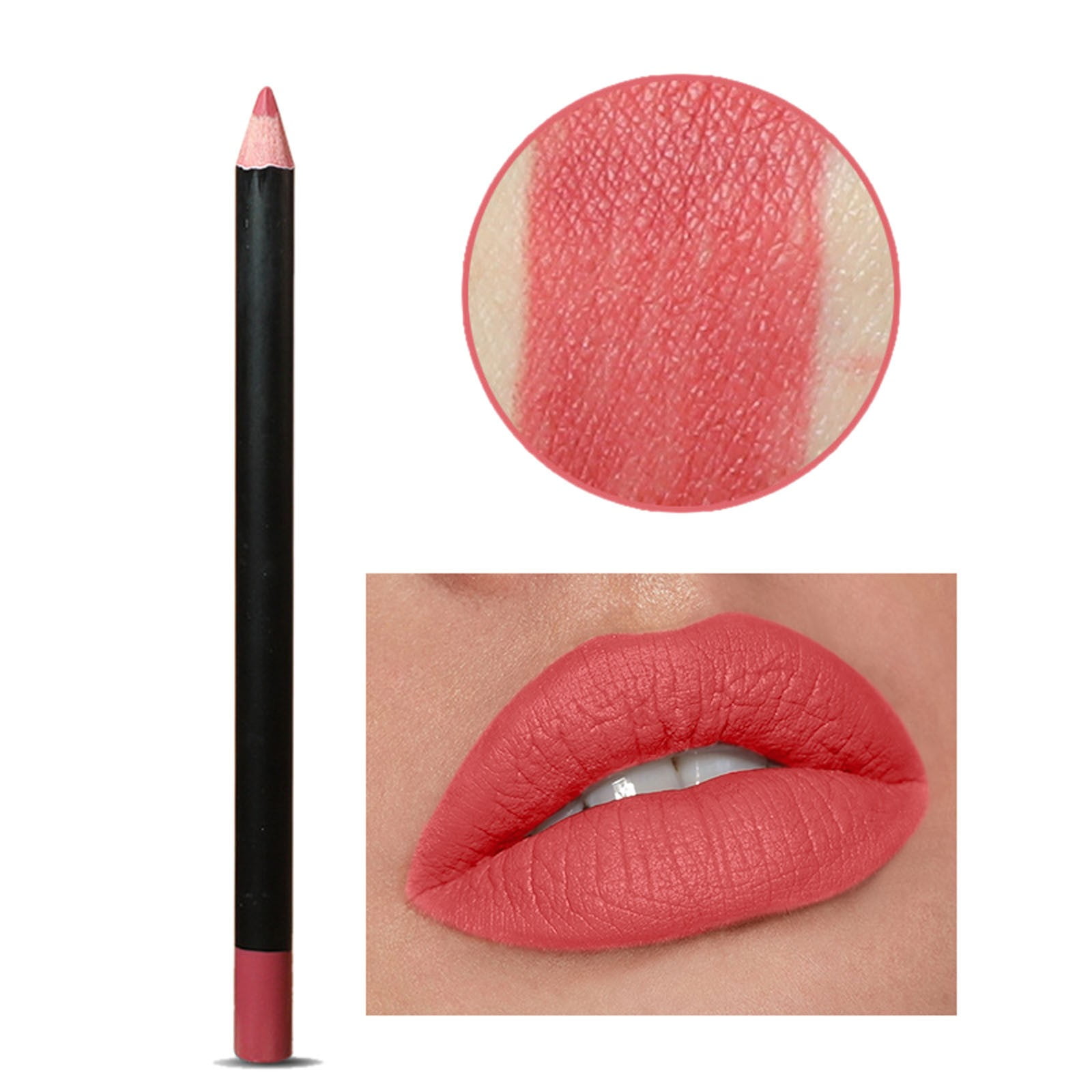 WNG Lipstick Pen 19 Colors Lip Hook Line Easily Draws Lips Lipstick Pen Lasting Waterproof