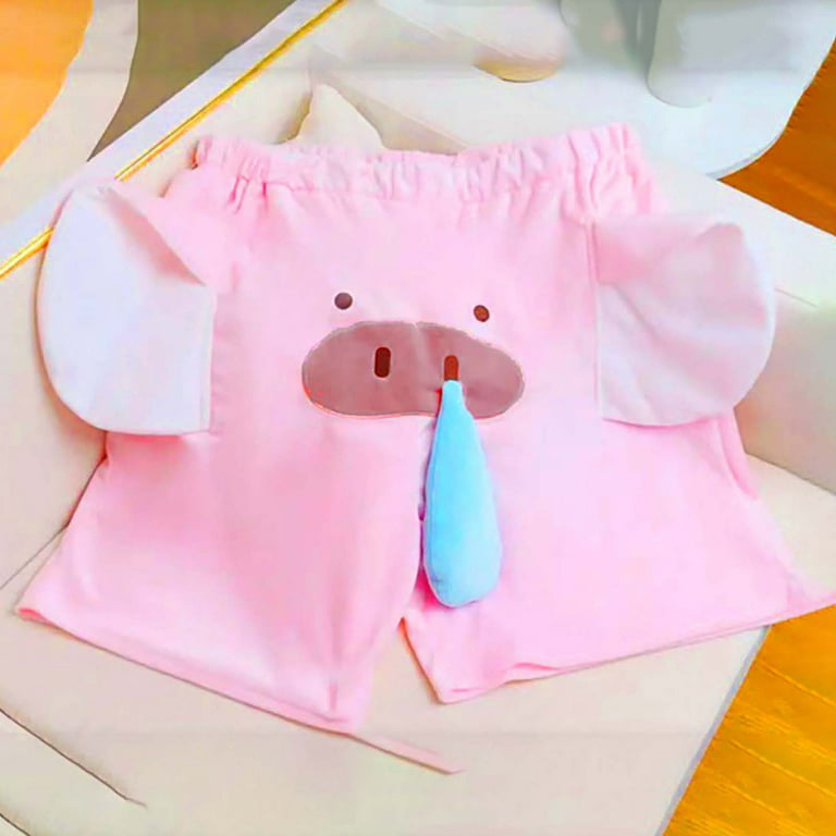 WNG Men Shorts A Fun Elephant Boxer Novelty Shorts Humorous Underwear Prank  Gifts for Men Animal Themed Boxers Shorts Elephant Will Ring Pants Play  Strange Pajama Pants 