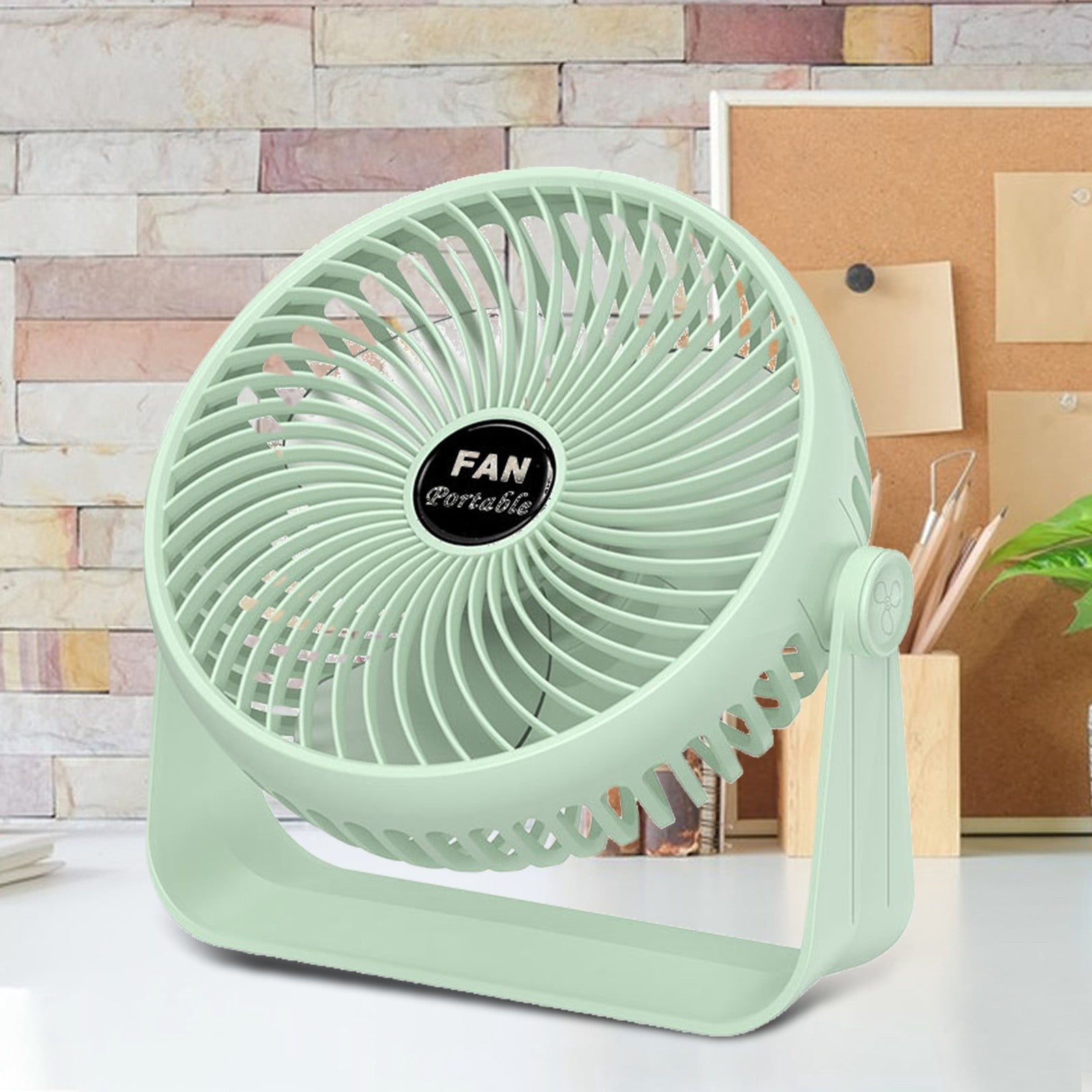WNG Personal USB Desk Fan 3 Speeds Portable Desktop Table Fan Powered