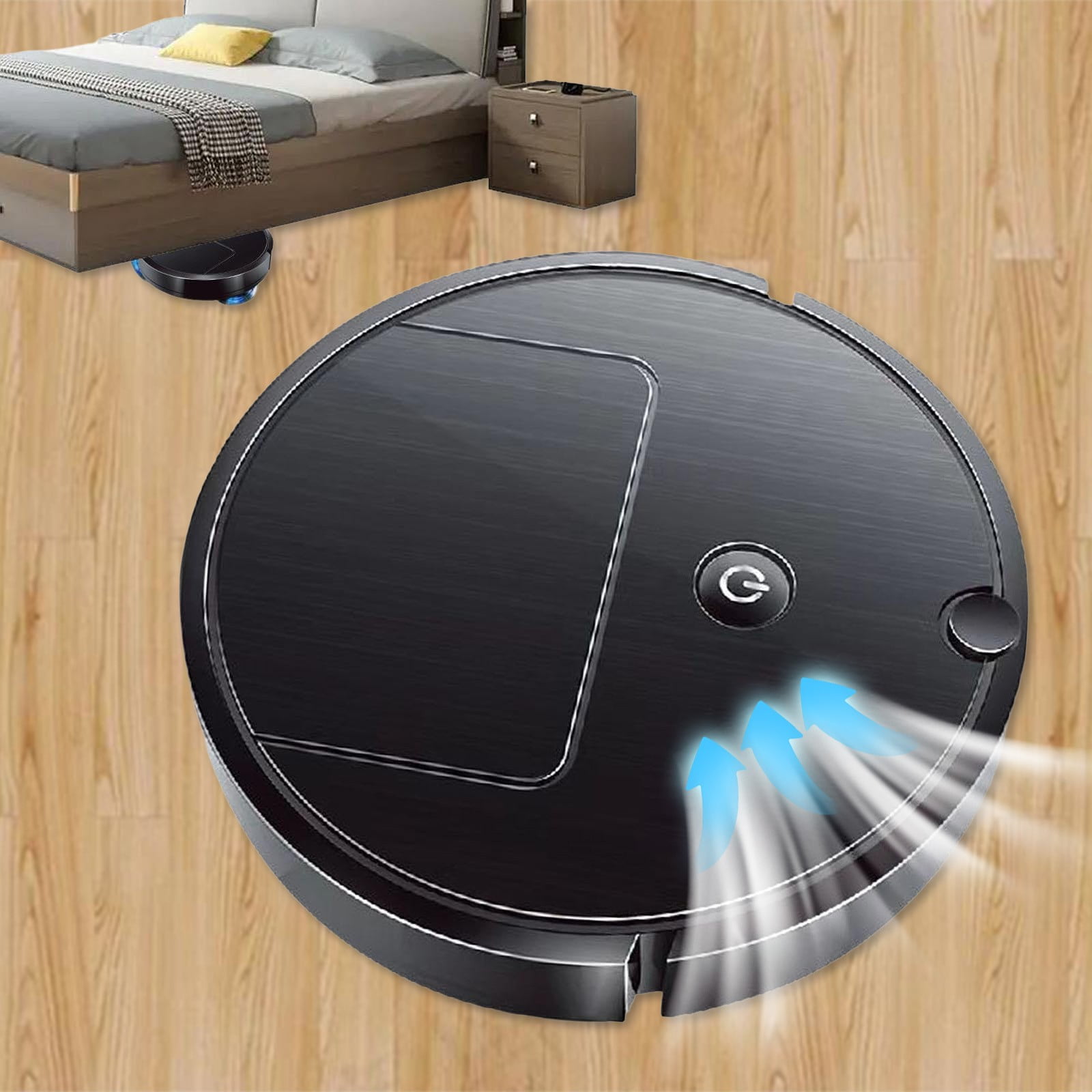 WNG Silent Intelligent Round Floor Dusting Robot with Automatic