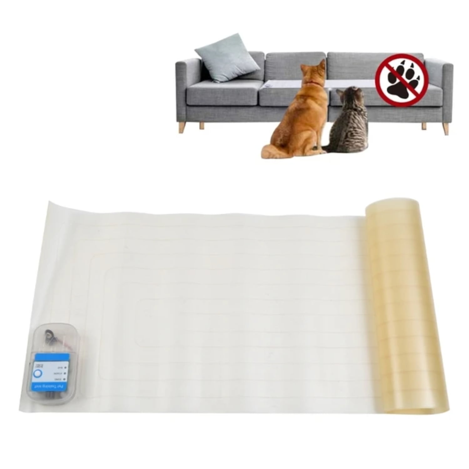 WNGHRON Safe Pet Training Shock Mat Anti Scat Cat and Dog Behavior Aid Mat Durable and Effective Pet Mats for Dogs and Cats Walmart