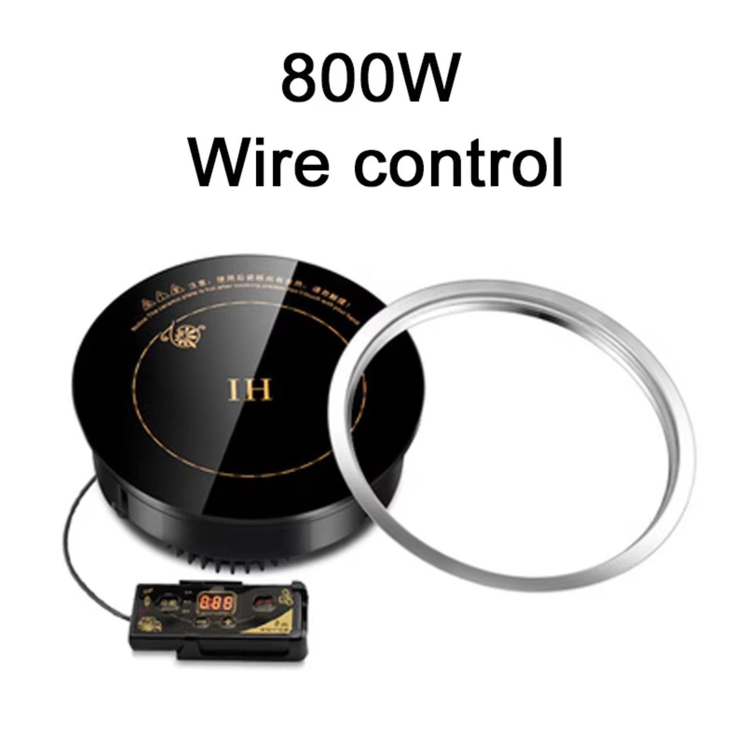 WNGNNG Compact Induction Hotpot Hob Burner Mini Embedded Stove with Wire Control for Hot Pot  Tea  and more - Waterproof Cooktop for versatile cooking options.
