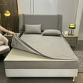 WNGNNG Waterproof 6Sides Fully Enclosed Mattress Cover with Zipper Custom Size Fitted Sheet
