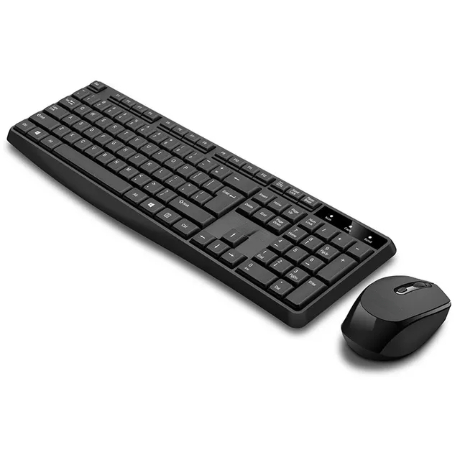 WNGPNG Wireless Keyboard and Mouse Combo FullSized 2.4GHz USB Wireless