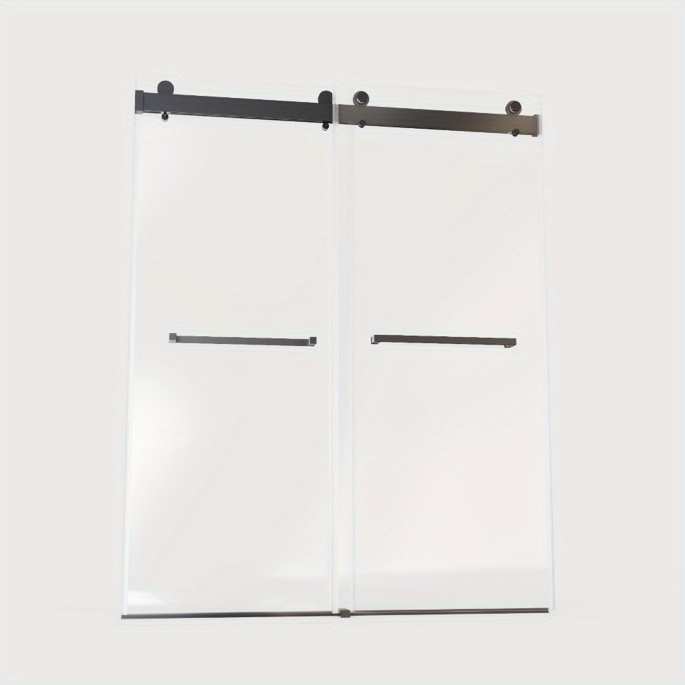 WNGSHA 6872 Inches *76 Inches Frameless Double Sliding SoftClose