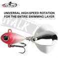 WNGSHA 8g13g Spinner Bait Sinking Metal Jig VIB Chatterbait Rotating