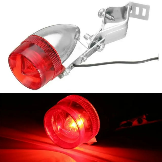 WNGSHA Aluminum Vintage Classic Bicycle Rear Tail Light Steel City Road