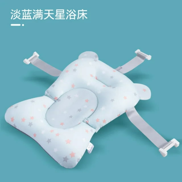 WNGSHA Baby Bath Seat Support Mat Foldable Baby Bath Pad Chair Newborn