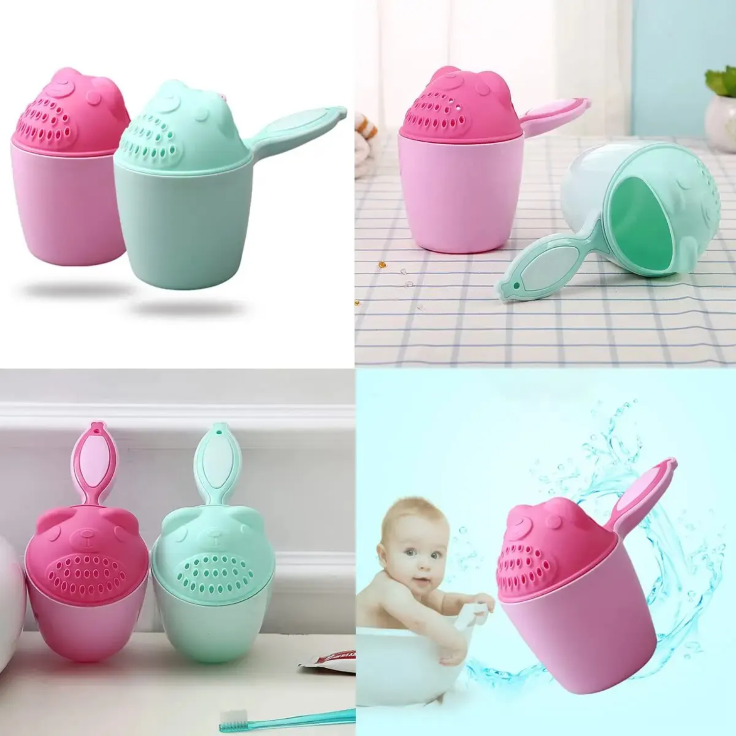 WNGSHA Baby Rinse Shampoo Rinser Baby Rinse Cup Baby Bath Rinser Wash