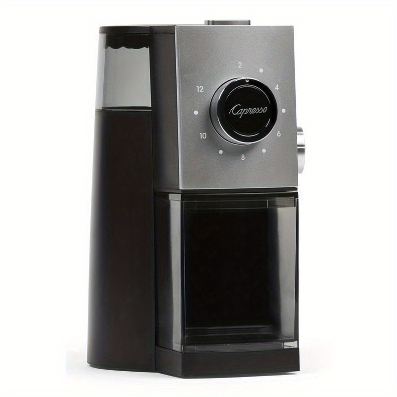 WNGSHA Coffee Disk Burr Grinder Grind Select Black/ Silver 15 Grind
