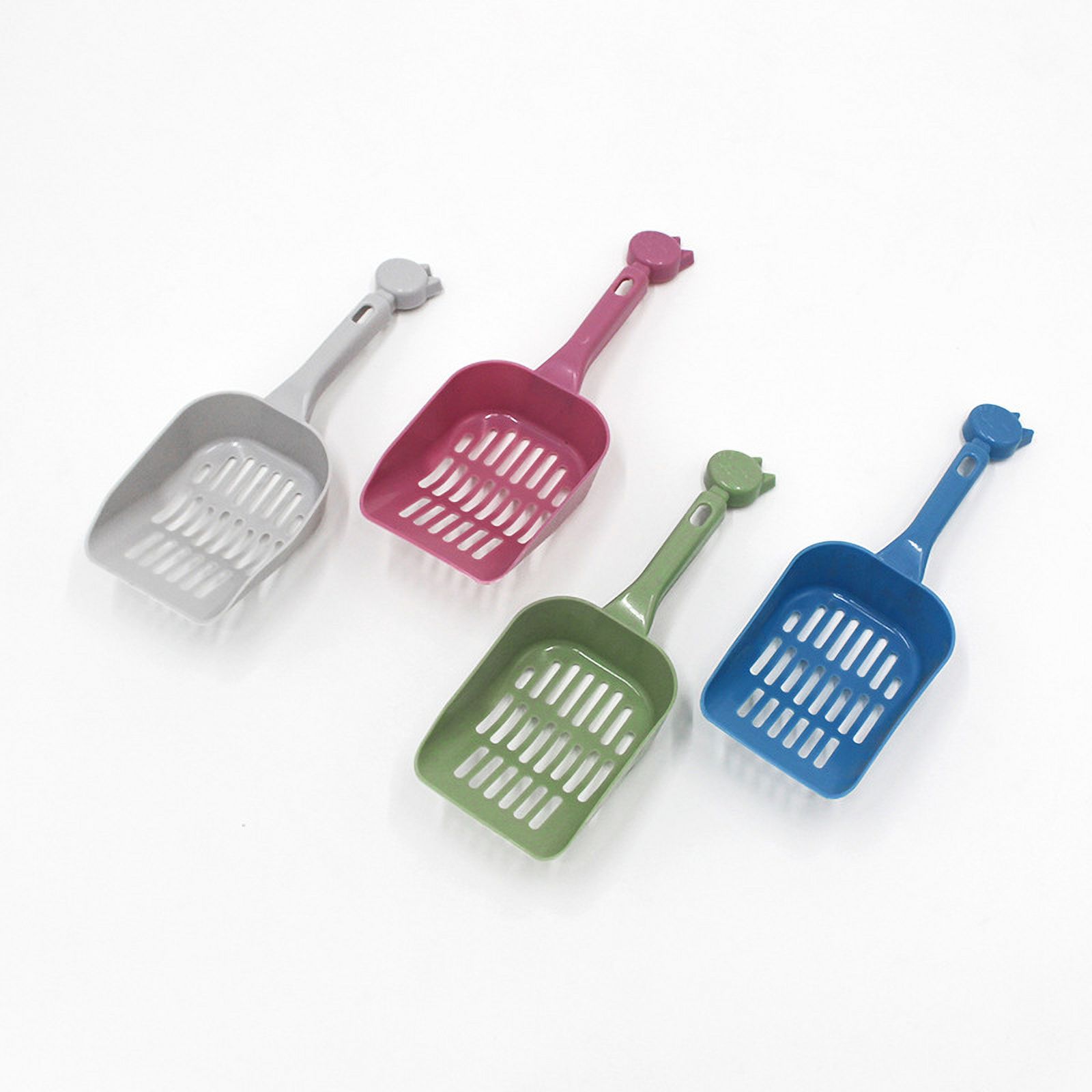 WNGSHA Colorful and Compact Stainless Steel Mini Pooper Scooper Small