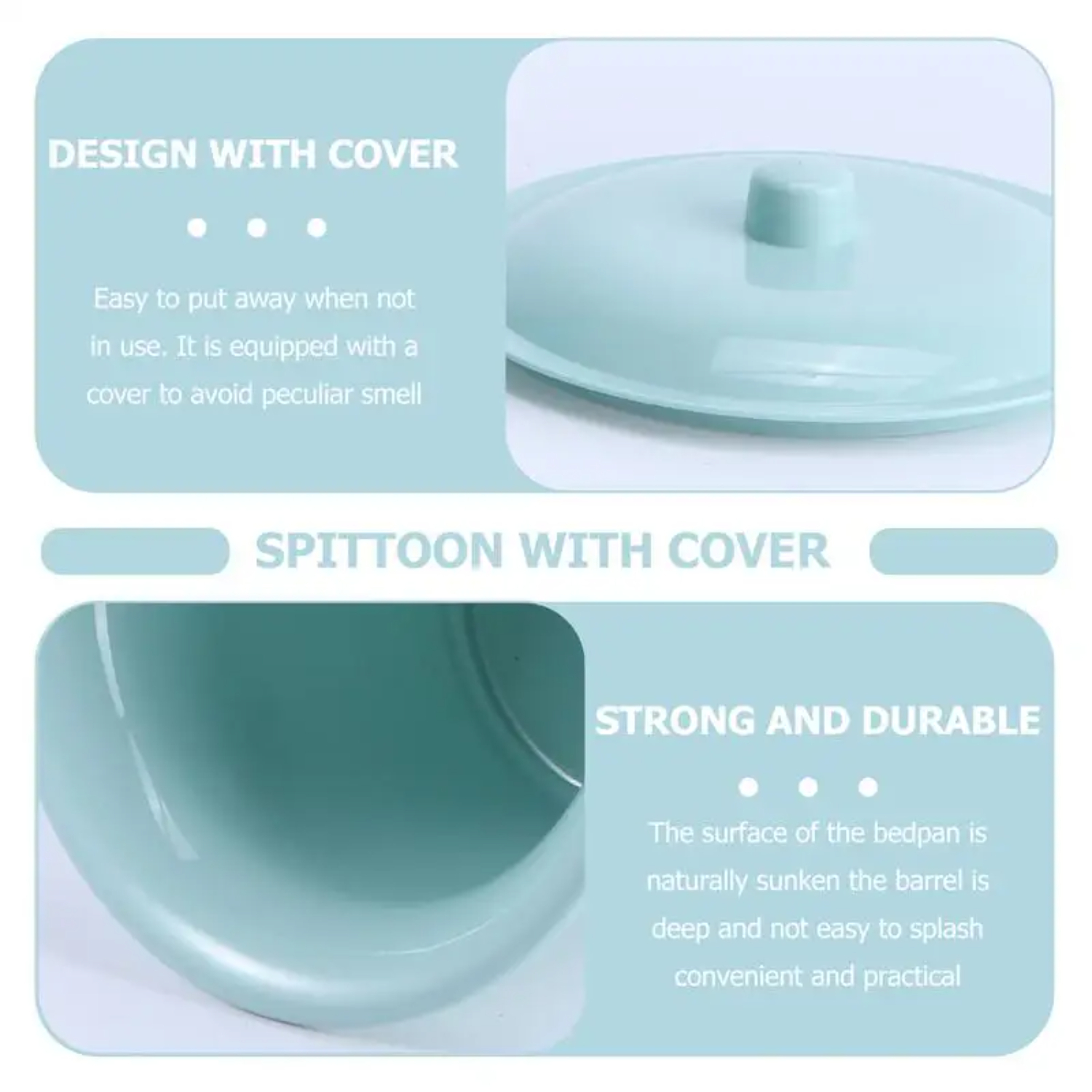 WNGSHA Convenient Portable and Hygienic Female Urinal Chamber Pot