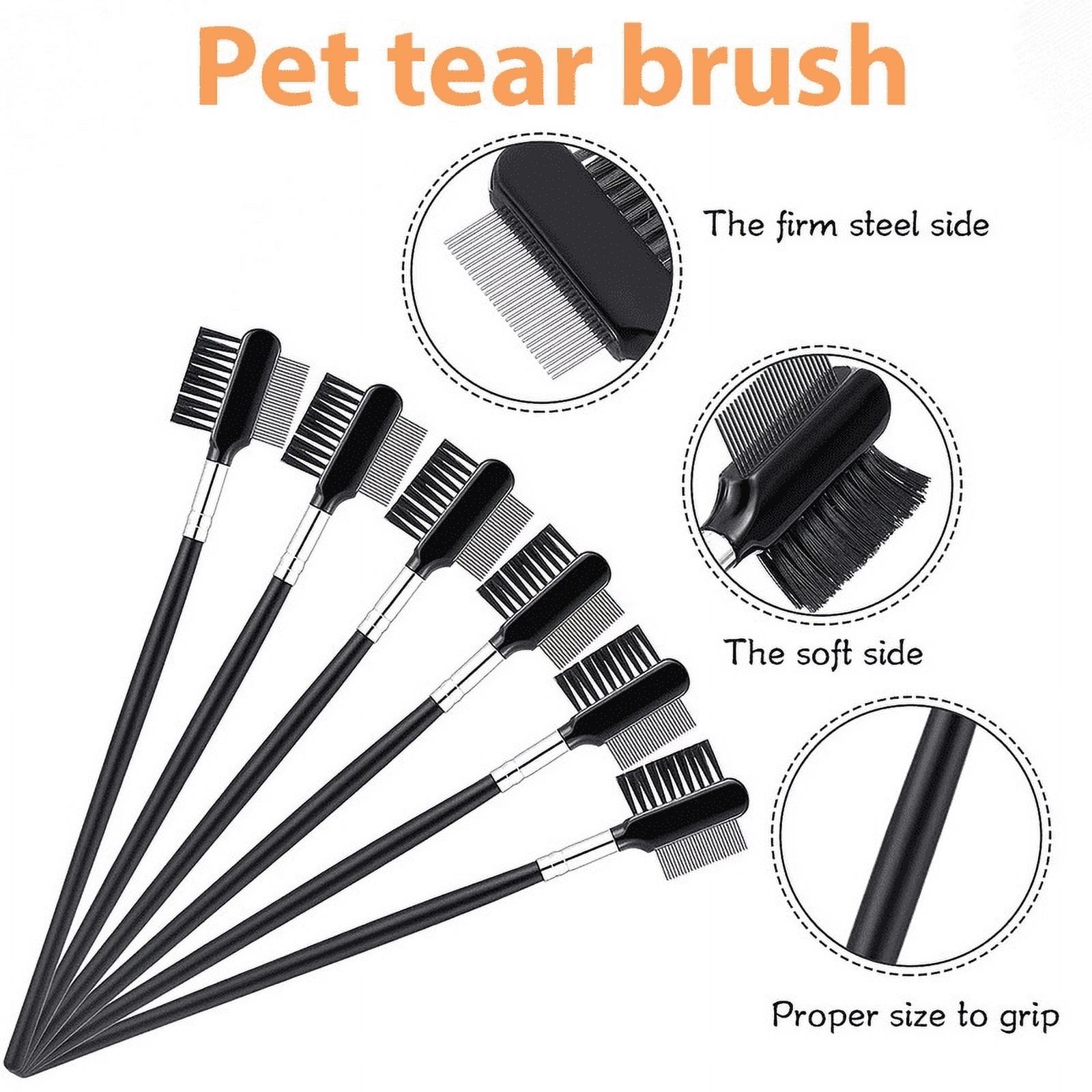 WNGSHA HighQuality DoubleSided Gentle Pet Eye Comb Brush Effective