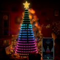 WNGSHA Intelligent Christmas Tree Lights Animated Multicolor LED