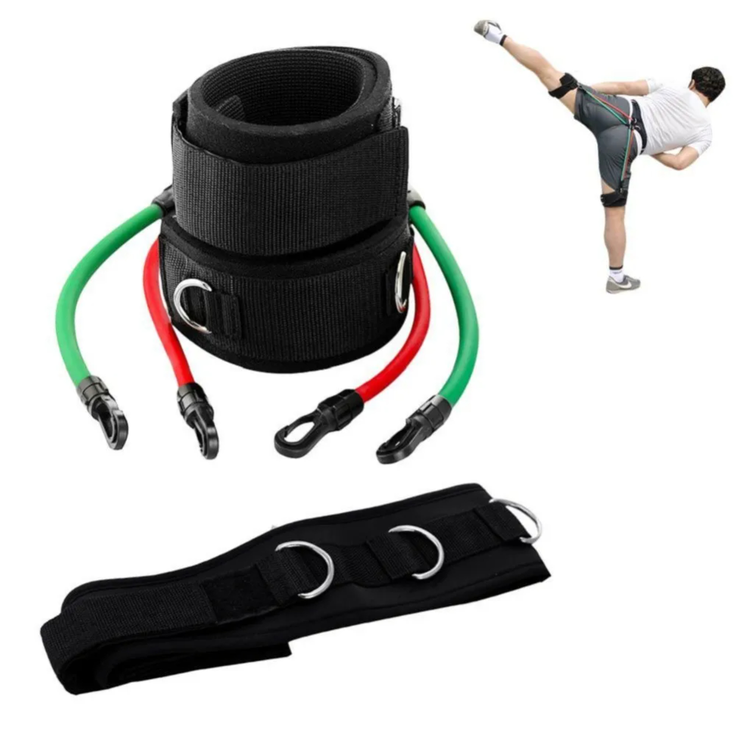 WNGSHA Leg Running Resistance tubes speed Strength Elasticas