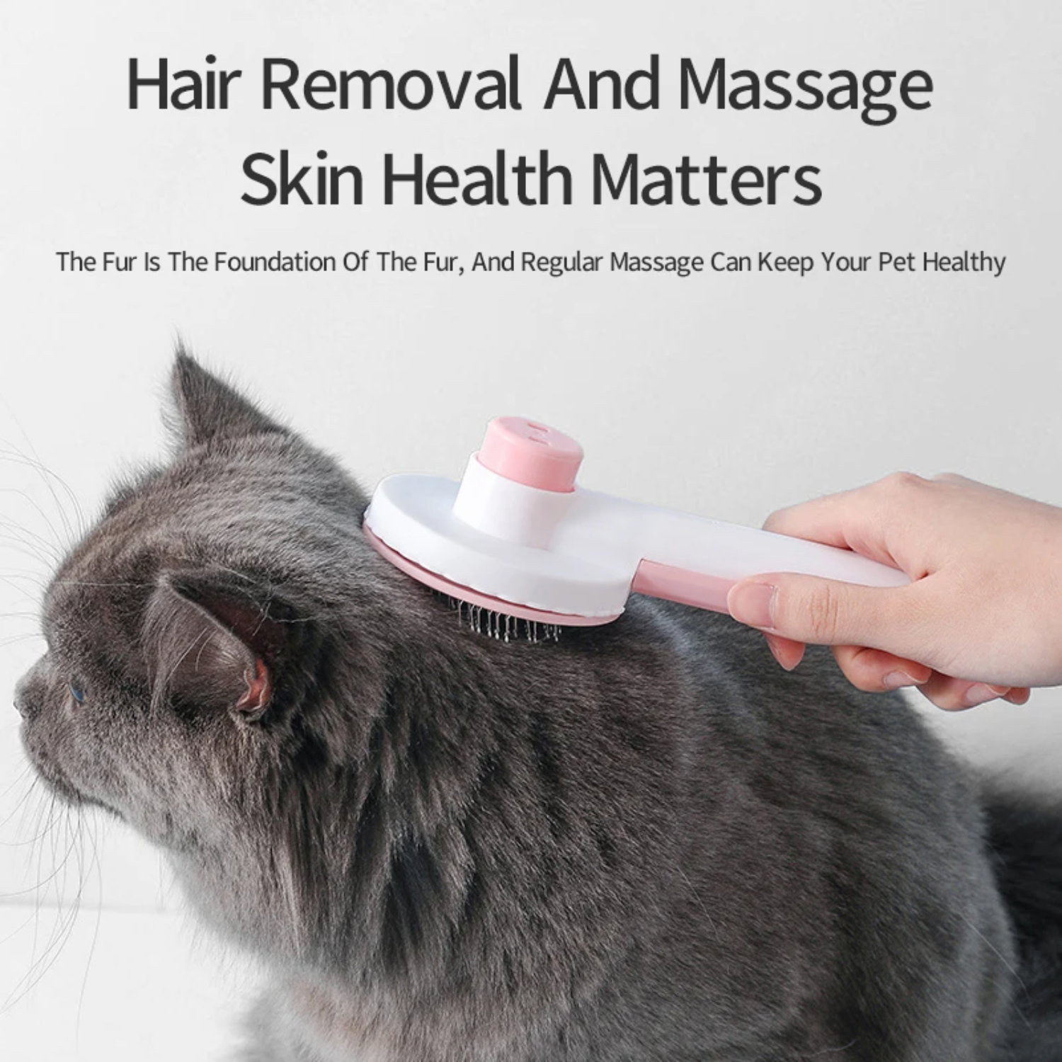 WNGSHA Premium HighQuality SelfCleaning Gentle Cat Slicker Brush