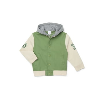 Wonder Nation Little Boy Long Sleeve Bomber Jacket, Sizes 4-10